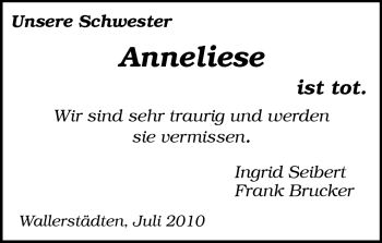 Traueranzeige von Anneliese Hartl von Rüsselsheimer Echo, Groß-Gerauer-Echo, Ried Echo
