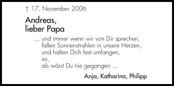 Traueranzeige von Andreas Hummel von Rüsselsheimer Echo, Groß-Gerauer-Echo, Ried Echo