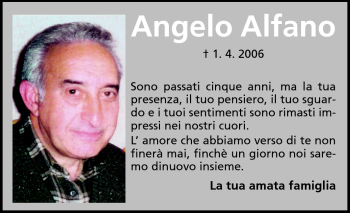Traueranzeige von Angelo Alfano von Rüsselsheimer Echo, Groß-Gerauer-Echo, Ried Echo