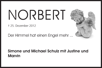 Traueranzeige von Norbert  von Echo-Zeitungen (Gesamtausgabe)