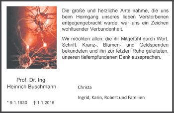 Traueranzeige von Heinrich Buschmann von trauer.echo-online.de