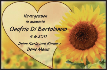 Traueranzeige von Onofrio Di Bartolomeo von Trauerportal Echo Online
