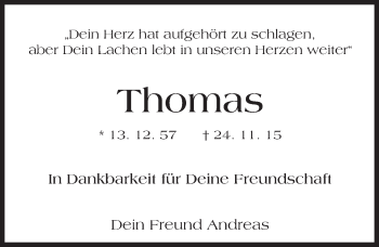 Traueranzeige von Thomas Woelbert von  Wiesbaden komplett