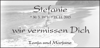 Traueranzeige von Stefanie Buss von Trauerportal Echo Online