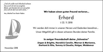 Traueranzeige von Erhard Demuth von vrm-trauer