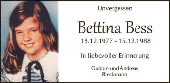 Traueranzeige von Beifilm Bess von vrm-trauer