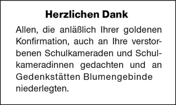Traueranzeige von Danke  von vrm-trauer