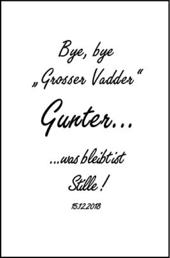 Traueranzeige von Gunter Heeß von vrm-trauer