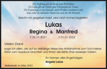 Traueranzeige von Regina Lukas von vrm-trauer Groß-Gerauer Echo