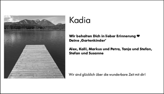 Traueranzeige von Leokadia Blätterlein von Wiesbadener Kurier