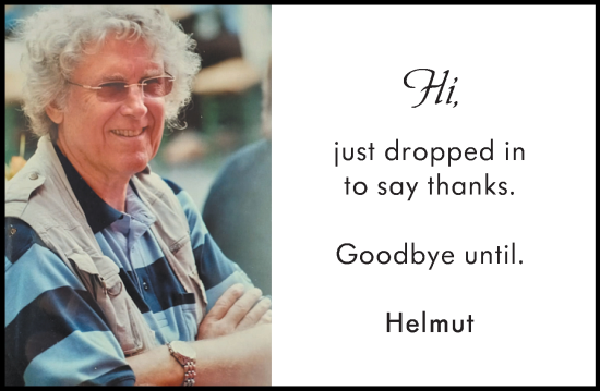 Traueranzeige von Helmut Schrank von Allgemeine Zeitung Rheinhessen-Nahe