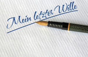 Ein Testament verfassen Ein Testament verfassen