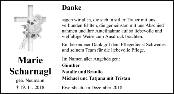 Traueranzeige von Marie Scharnagl von 202 Dill Block (120)
