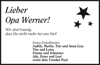 Traueranzeige von Werner Theiss von trauer.echo-online.de