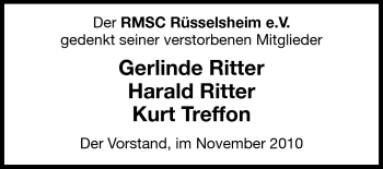Traueranzeige von Totensonntag Rüsselsheim von Rüsselsheimer Echo, Groß-Gerauer-Echo, Ried Echo