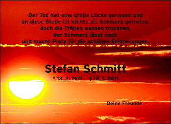 Traueranzeige von Stefan Schmitt von Starkenburger Echo