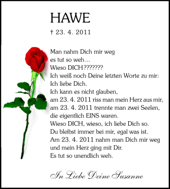 Traueranzeige von Hans-Werner Orth von Odenwälder Echo