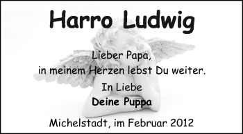 Traueranzeige von Harro Ludwig von Odenwälder Echo