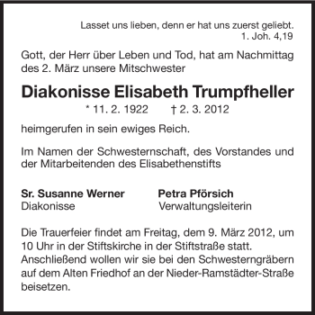 Traueranzeige von Margarete Fischer von Echo-Zeitungen (Gesamtausgabe)