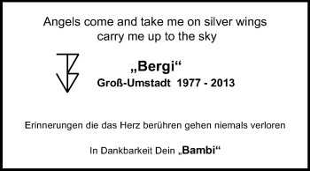 Traueranzeige von Jens Christian Bergemann von Echo-Zeitungen (Gesamtausgabe)