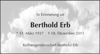 Traueranzeige von Berthold Erb von trauer.echo-online.de Traueranzeige von Berthold Erb von trauer.echo-online.de