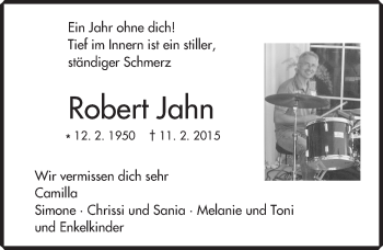 Traueranzeige von Robert Jahn von  Wiesbaden komplett