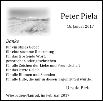Traueranzeige von Peter Piela von Trauerportal Rhein Main Presse Traueranzeige von Peter Piela von Trauerportal Rhein Main Presse
