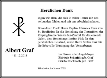 Traueranzeige von Albert Graf von vrm-trauer