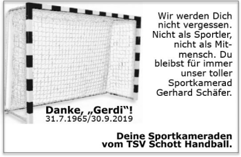 Traueranzeige von Gerdi  von vrm-trauer