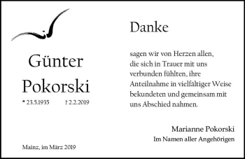 Traueranzeige von Marianne Pokorski von vrm-trauer
