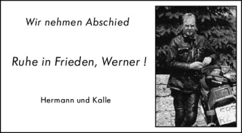 Traueranzeige von Werner Seibert von vrm-trauer