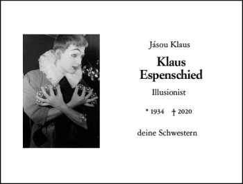 Traueranzeige von Klaus Espenschied von vrm-trauer
