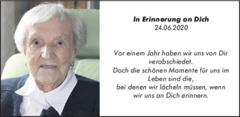 Traueranzeige von In Erinnerung  von vrm-trauer