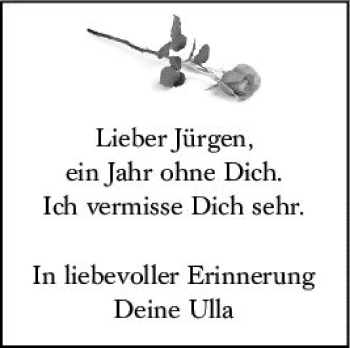 Traueranzeige von Jürgen Heyn von vrm-trauer Darmstädter Echo