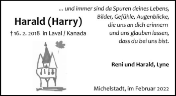 Traueranzeige von Harald  von vrm-trauer Odenwälder Echo