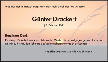 Traueranzeige von Günter Drackert von vrm-trauer Wormser Zeitung