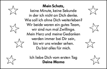 Traueranzeige von Schatz  von vrm-trauer Allgemeine Zeitung Alzey