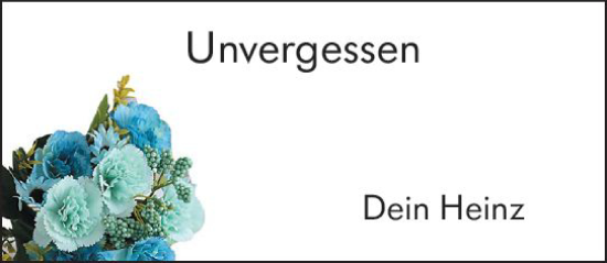 Traueranzeige von Unvergessen  von vrm-trauer Idsteiner Zeitung