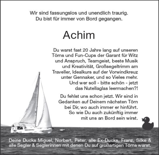 Traueranzeige von Achim  von vrm-trauer Darmstädter Echo