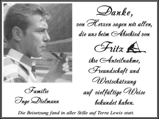 Traueranzeige von Fritz  von vrm-trauer Wiesbadener Kurier