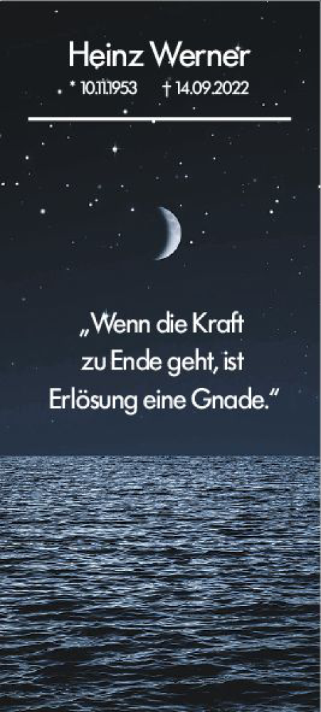 Traueranzeige von Heinz Werner von vrm-trauer Darmstädter Echo