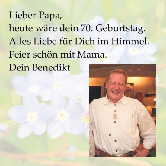 Traueranzeige von In Gedenken  von Rheingau Kurier