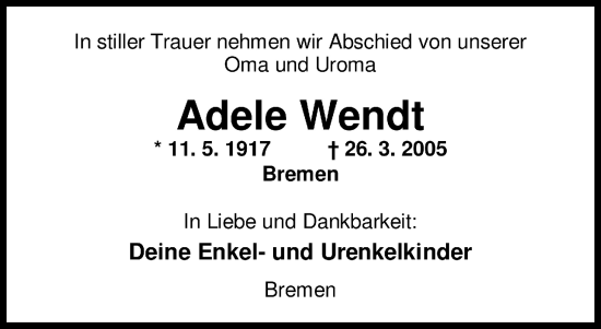 Traueranzeige von Werner Greff von vrs test