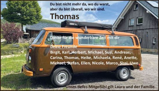 Traueranzeige von Thomas Angele von Odenwälder Echo