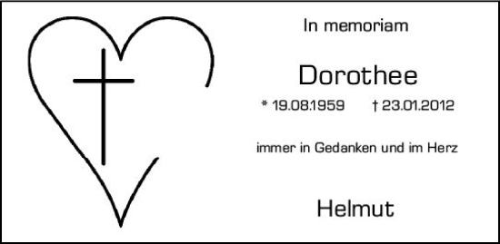 Traueranzeige von Dorothee Kamieth von Darmstädter Echo