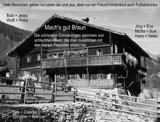 Traueranzeige von Frank Braun von Dill Block