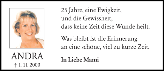 Traueranzeige von Andra Merten von Darmstädter Echo