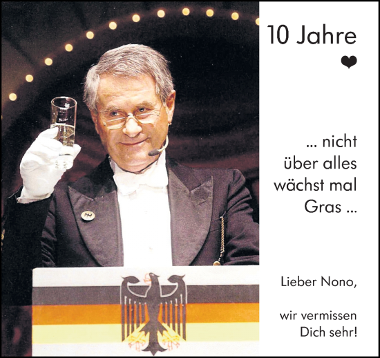 Traueranzeige von Nono  von Allgemeine Zeitung Alzey