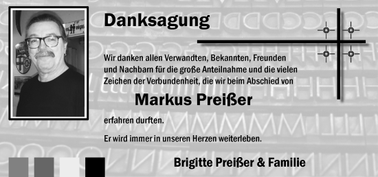 Traueranzeige von Markus Preißer von Starkenburger Echo
