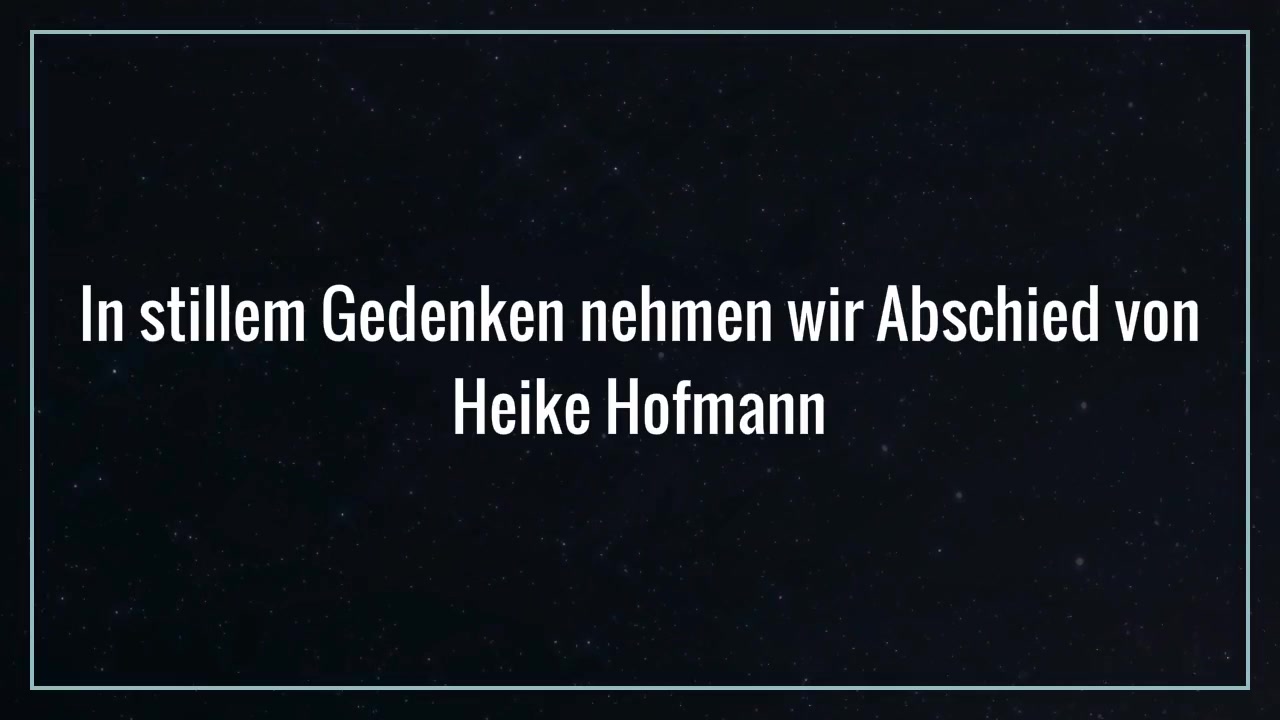 Video zum Nachruf 1